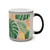 Tropical Leaf Fusion - Color-Changing Mug, 11oz