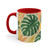 Tropical Leaf Fusion - Colorful Accent Mugs, 11oz