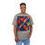 Kaleidoscopic Symmetry - Men's Acid Washed Heavy Oversize Tee