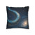 Celestial Serpent Dance - Faux Suede Square Pillowcase