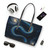 Celestial Serpent Dance - PU Leather Shoulder Bag