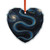 Celestial Serpent Dance - Crystal Glass Ornament