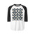 Dynamic Symmetry - Unisex Three-Quarter Sleeve Raglan Shirt