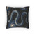Celestial Serpent Dance - Woven Pillow