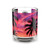 Electric Sunset Vibes - Glass Mug, 10oz