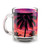 Electric Sunset Vibes - Glass Mug, 10oz