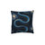 Celestial Serpent Dance - Square Pillow - Pink Back