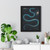 Celestial Serpent Dance - Framed Vertical Poster