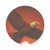 Sacred Eagle Flight - Soapstone Car Coaster