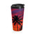 Electric Sunset Vibes - Stainless Steel Travel Mug