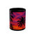 Electric Sunset Vibes - Black Mug (11oz, 15oz)