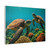 Dancing Sea Turtles - Matte Canvas, Stretched, 1.25"