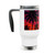 Electric Sunset Vibes - Stainless Steel Travel Mug with Handle, 14oz
