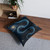 Celestial Serpent Dance - Tufted Floor Pillow, Square
