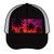 Electric Sunset Vibes - Trucker Retro Hat