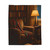 Whimsical Reading Retreat - Velveteen Plush Blanket
