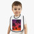 Electric Sunset Vibes - Baby Contrast Trim Jersey Bib