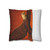 Sacred Eagle Flight - Square Poly Canvas Pillowcase