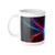 Quantum Pulse - White Ceramic Mug, 11oz