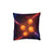 Quantum Pulse - Square Pillow - Pink Back