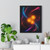 Quantum Pulse - Vertical Framed Poster