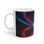 Quantum Pulse - White Ceramic Mug, 11oz and 15oz