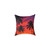 Electric Sunset Vibes - Square Poly Canvas Pillow