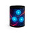 Quantum Pulse - Black Coffee Mug, 11oz