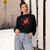 Quantum Pulse - Women's Cropped Fleece Pullover