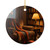 Whimsical Reading Retreat - Ceramic Ornaments (2-Side Print)