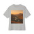 Golden Hour Valley - Unisex Oversized Boxy Tee
