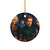 Curiosity in Motion - Decorative Ceramic Ornaments, Double-Sided (1pc, 3pcs, 5pcs, 10pcs)
