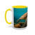 Dancing Sea Turtles - Accent Coffee Mug (11, 15oz)