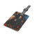 Curiosity in Motion - Saffiano Polyester Luggage Tag, Rectangle