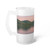 Whispers of Harmony - Frosted Glass Beer Mug