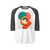 Dynamic Essence - Unisex Three-Quarter Sleeve Raglan Shirt