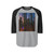 Metropolitan Lights - Unisex Three-Quarter Sleeve Raglan Shirt Metropolitan Lights - Unisex Three-Quarter Sleeve Raglan Shirt