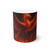 Eternal Flame Ascent - White Ceramic Mug, 11oz and 15oz