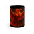 Eternal Flame Ascent - Black Coffee Mug, 11oz