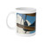 Skyward Soar - White Ceramic Mug, 11oz