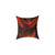 Eternal Flame Ascent - Square Poly Canvas Pillow