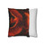 Eternal Flame Ascent - Square Poly Canvas Pillowcase