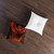 Eternal Flame Ascent - Tufted Floor Pillow, Square