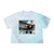Skyward Soar - Women's Tie-Dye Crop Tee
