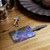 Ethereal Dreamscape - Saffiano Polyester Luggage Tag, Rectangle