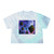 Ethereal Dreamscape - Women's Tie-Dye Crop Tee