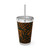 Echoes of Ancestors - Sunsplash Tumbler with Straw, 16oz