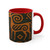 Echoes of Ancestors - Colorful Accent Mugs, 11oz