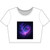 Cosmic Frontier - Women’s Poly-Cotton Crop Tee