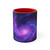 Cosmic Frontier - Colorful Accent Mugs, 11oz